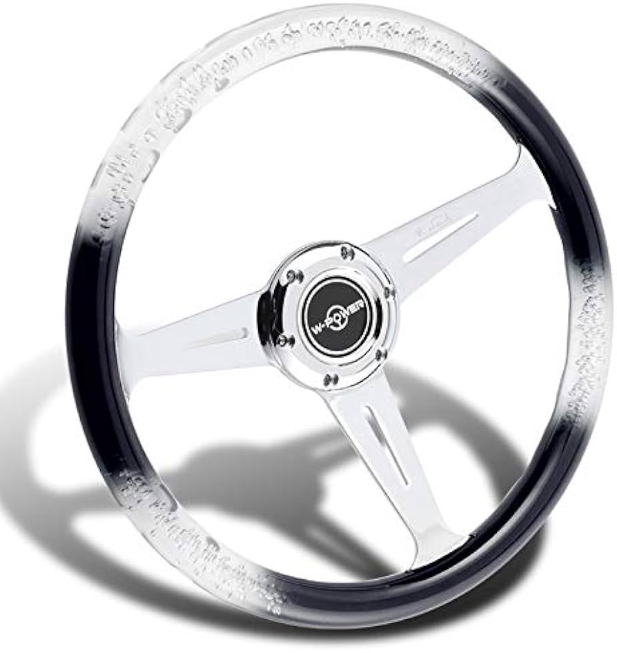 Amazon | W-Power 350mm VIP クリスタルバブル 3スポークステアリング Amazon | W-Power 350mm VIP クリスタルバブル 3スポークステアリング